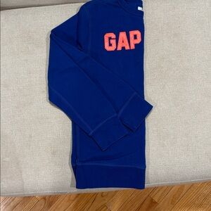 GAP Navy Sweatshirt with Vibrant Red Logo